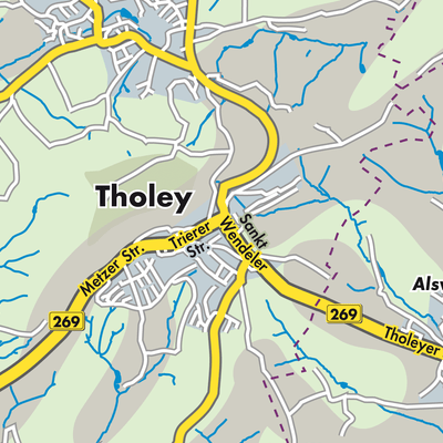 Übersichtsplan Tholey