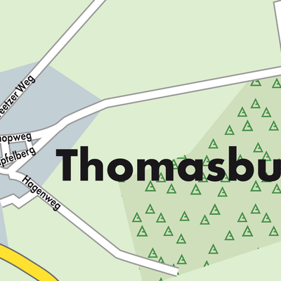 Stadtplan Thomasburg