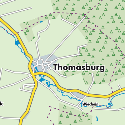 Übersichtsplan Thomasburg