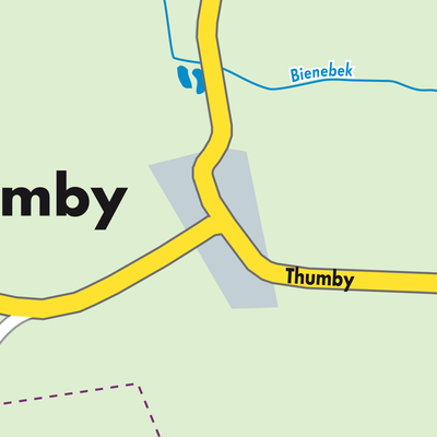 Stadtplan Thumby