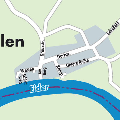 Stadtplan Tielen