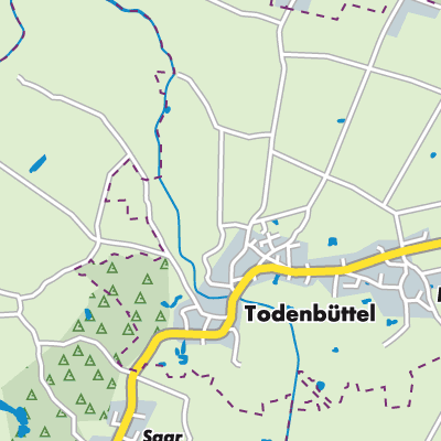Übersichtsplan Todenbüttel