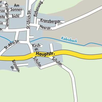 Stadtplan Todtenweis