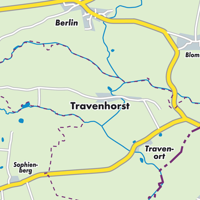Übersichtsplan Travenhorst