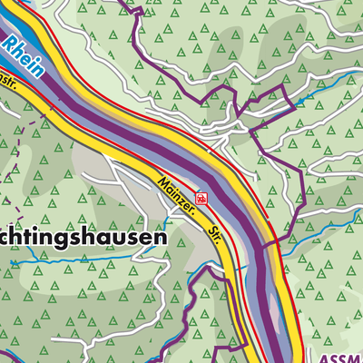 Übersichtsplan Trechtingshausen