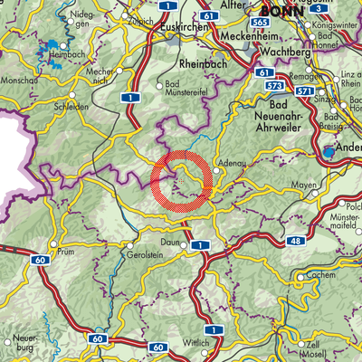 Landkarte Trierscheid