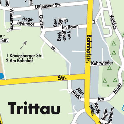 Stadtplan Trittau