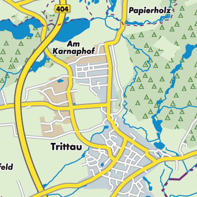 Übersichtsplan Trittau