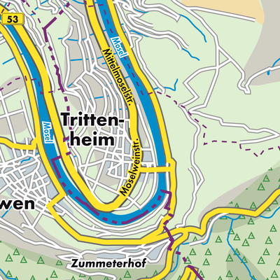 Übersichtsplan Trittenheim