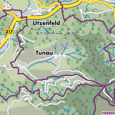 Übersichtsplan Tunau