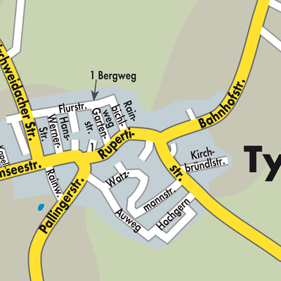Stadtplan Tyrlaching
