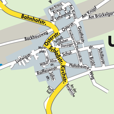 Stadtplan Udenheim