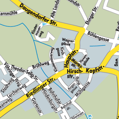 Stadtplan Unlingen