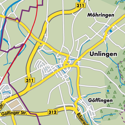 Übersichtsplan Unlingen