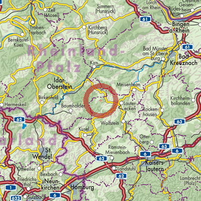 Landkarte Unterjeckenbach