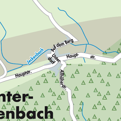 Stadtplan Unterjeckenbach