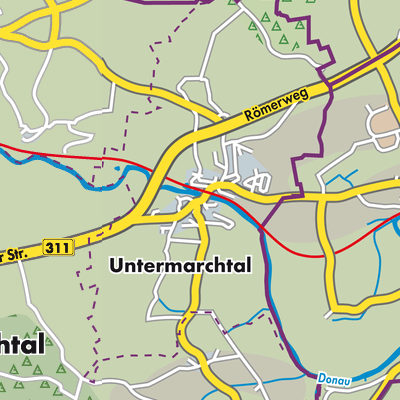 Übersichtsplan Untermarchtal