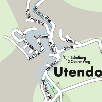 Stadtplan Utendorf