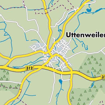 Übersichtsplan Uttenweiler