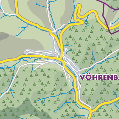 Übersichtsplan Vöhrenbach