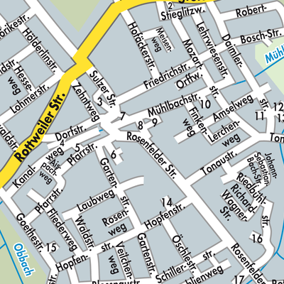 Stadtplan Vöhringen