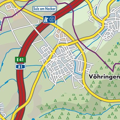 Übersichtsplan Vöhringen