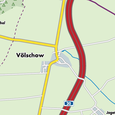 Übersichtsplan Völschow