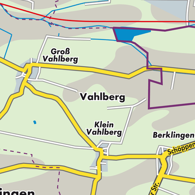 Übersichtsplan Vahlberg