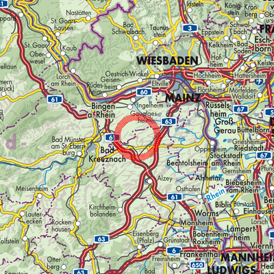 Landkarte Vendersheim