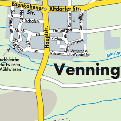 Stadtplan Venningen