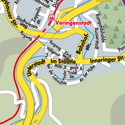 Stadtplan Veringenstadt