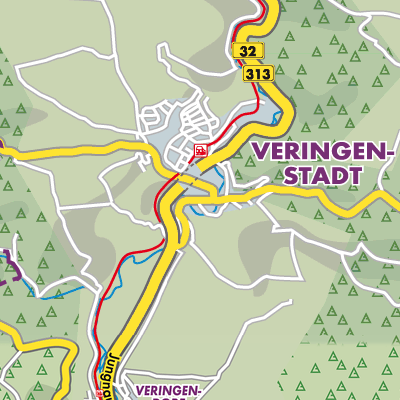 Übersichtsplan Veringenstadt