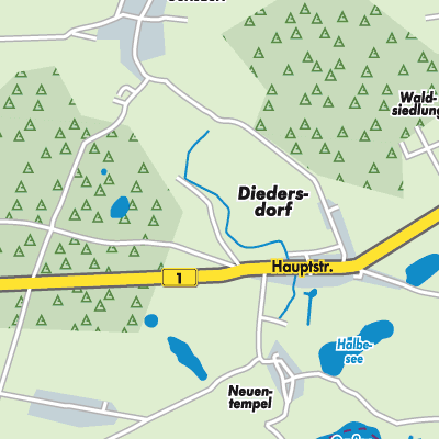 Übersichtsplan Vierlinden