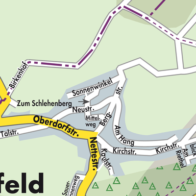 Stadtplan Volkesfeld