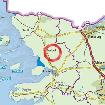 Landkarte Vollstedt