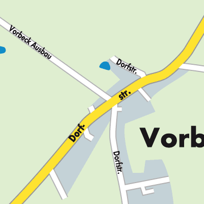 Stadtplan Vorbeck