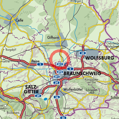 Landkarte Vordorf