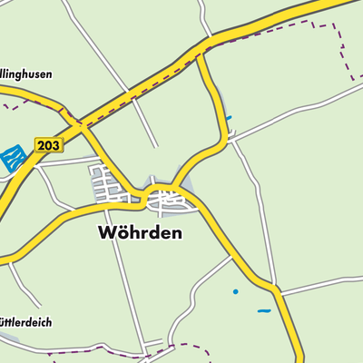 Übersichtsplan Wöhrden