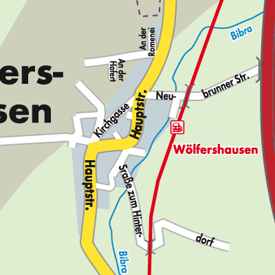 Stadtplan Wölfershausen