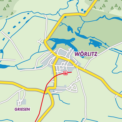 Übersichtsplan Wörlitz