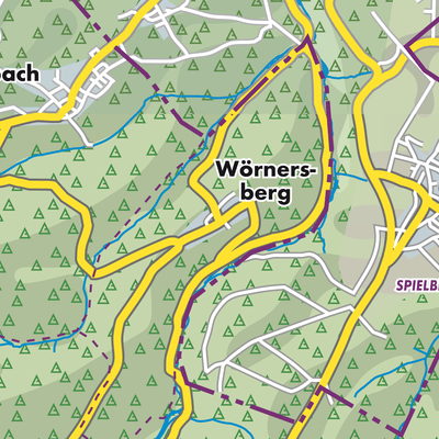 Übersichtsplan Wörnersberg