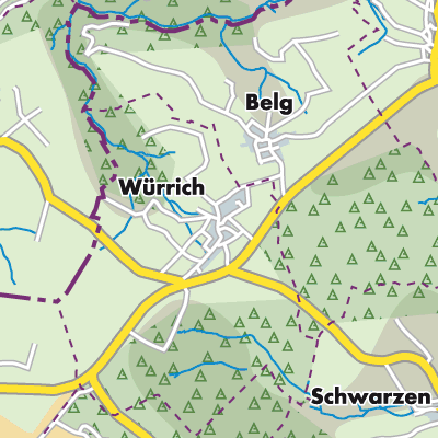 Übersichtsplan Würrich