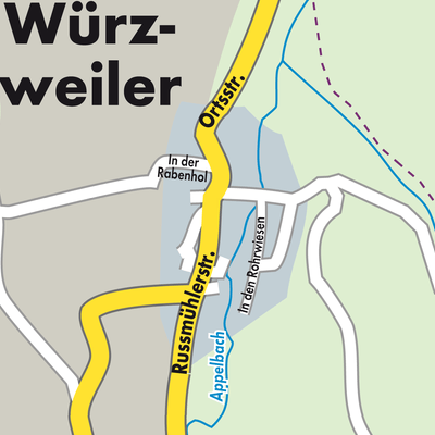 Stadtplan Würzweiler