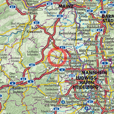 Landkarte Wachenheim