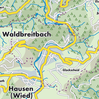 Übersichtsplan Waldbreitbach