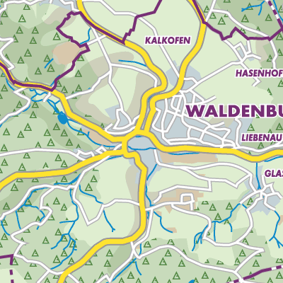 Übersichtsplan Waldenbuch