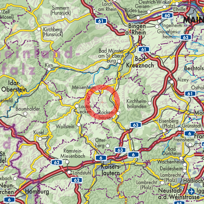 Landkarte Waldgrehweiler