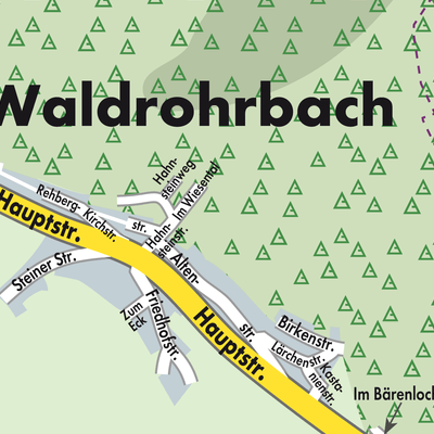 Stadtplan Waldrohrbach