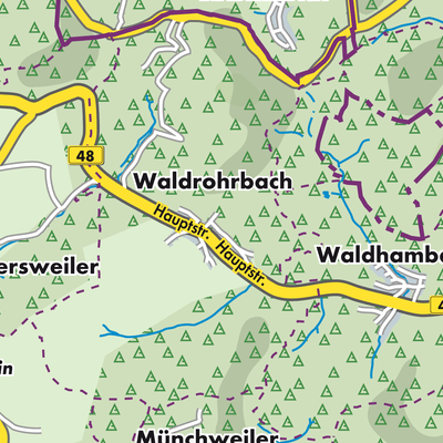 Übersichtsplan Waldrohrbach