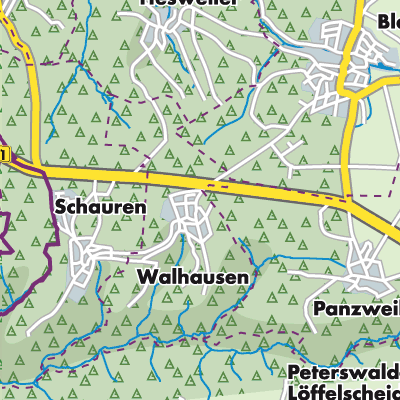 Übersichtsplan Walhausen